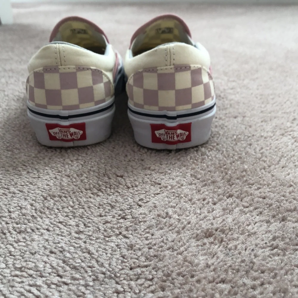 Pink Checkered Vans - Picture 2 of 4